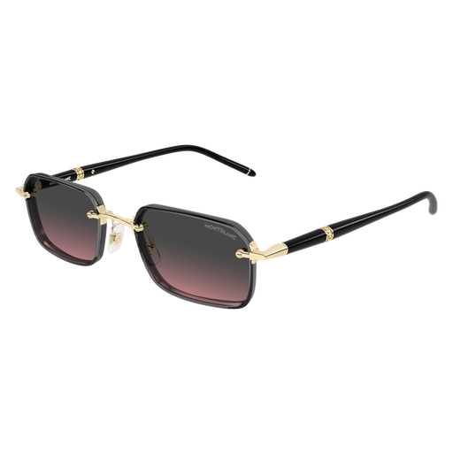 Gafas de sol Montblanc Hombre MB0483S003-GOLD-BLACK-GREY54 - MB0483S003-GOLD-BLACK-GREY54